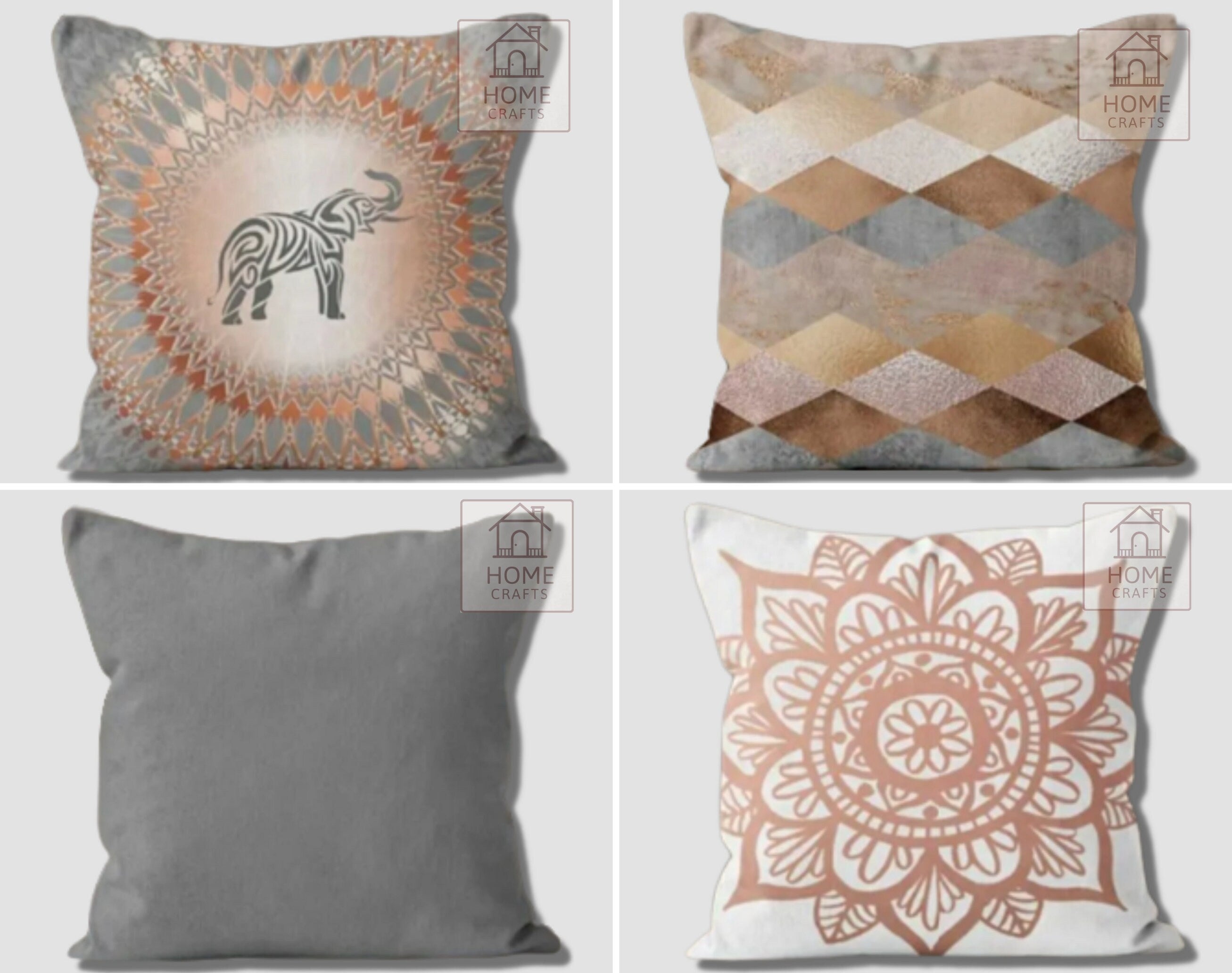 Ethnic Design Pillow Cover Mandala Pattern Cushion