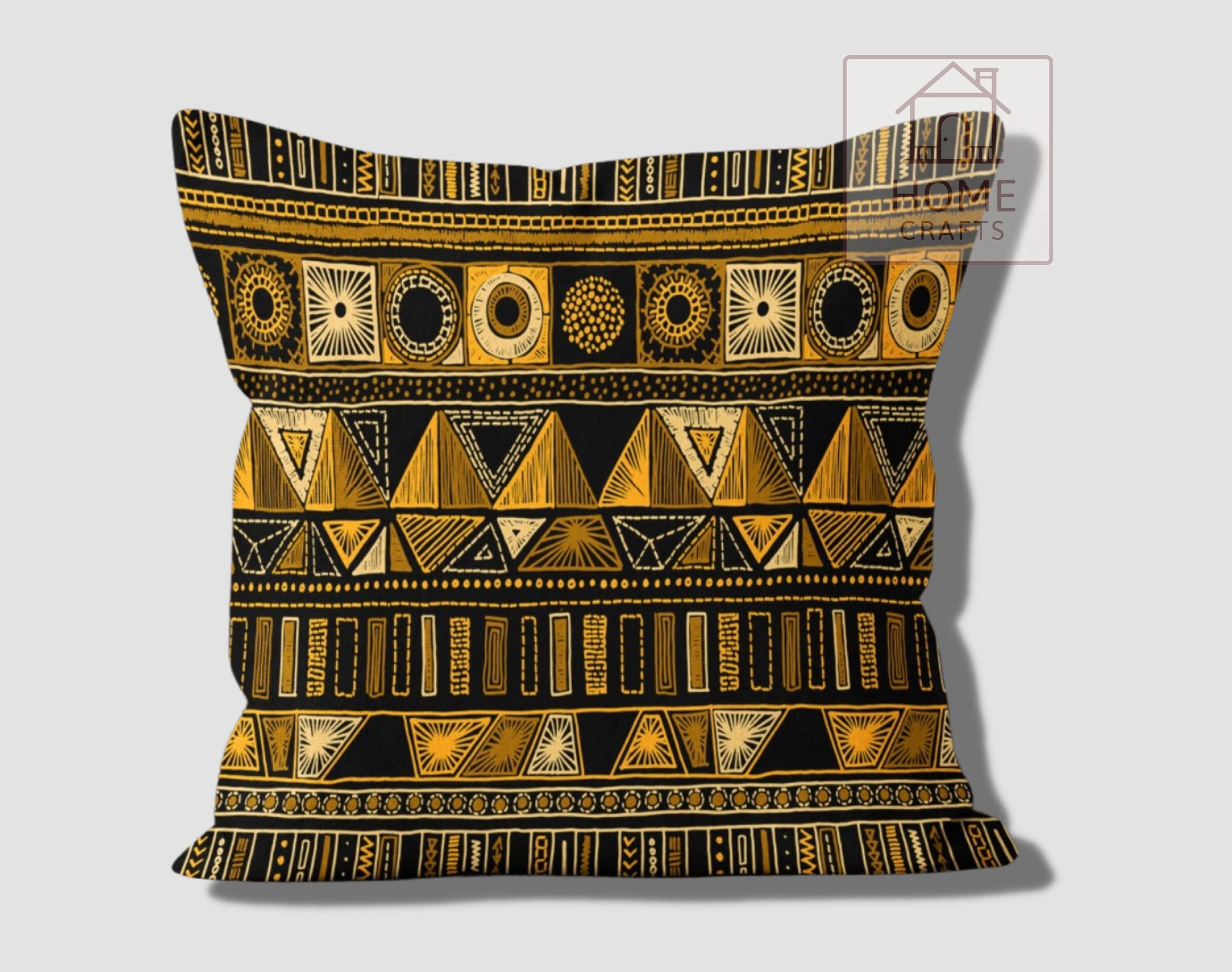 African Ethnic Pillow Cover Geometric Aztec Cushion