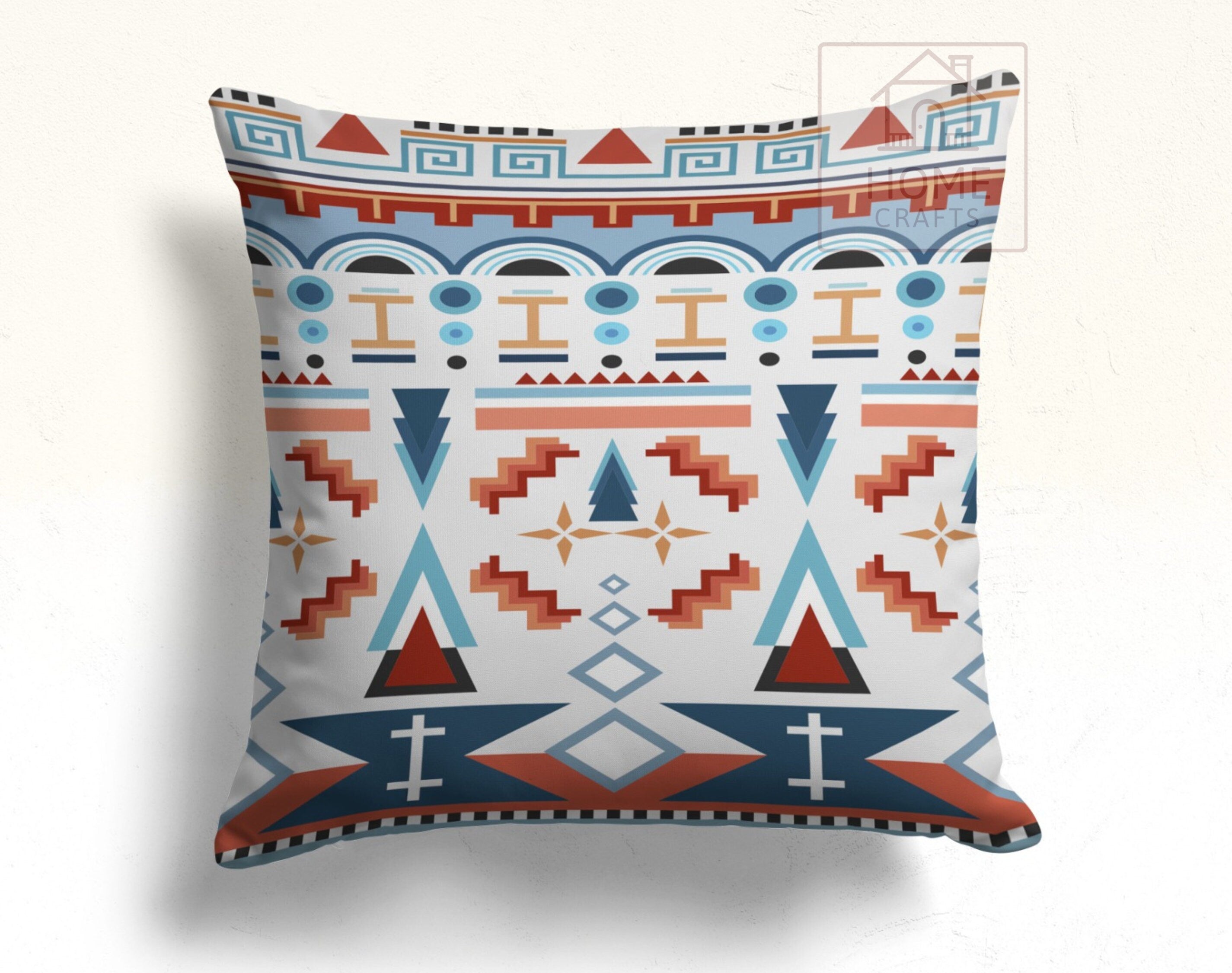 Kilim Pattern Pillow Case Ethnic Design Cushion