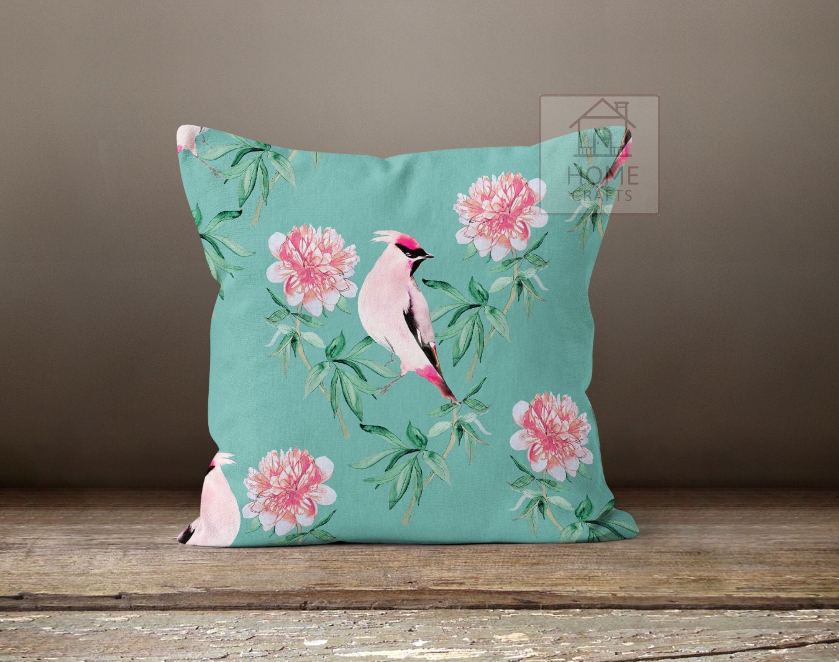 Bird Style Pillowcase Cardinal Pattern Cushion