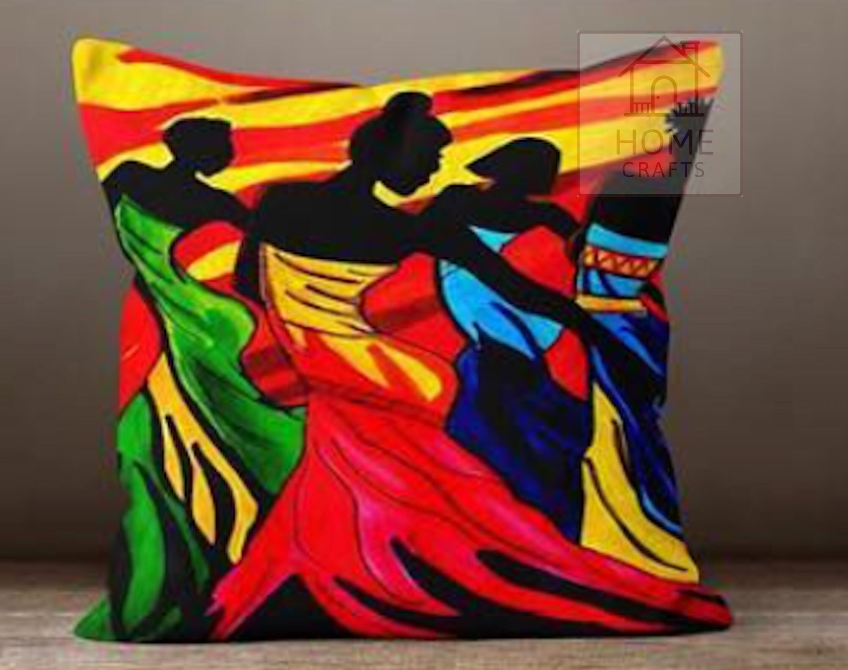 African Tribal Lady Pillow Covers Ethnic Girl