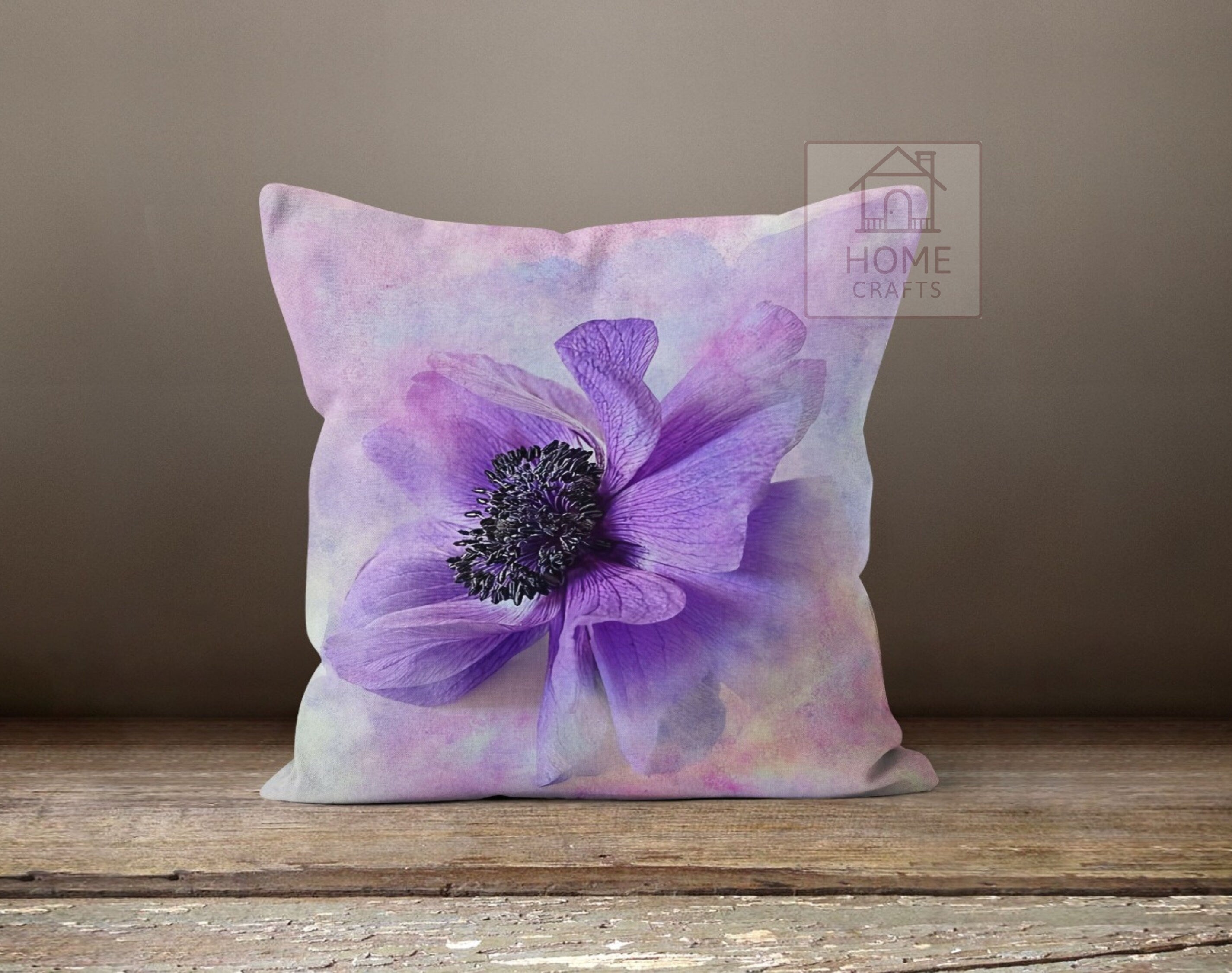 Anemone Flower Pillow Cover Dandelion Flower Cushion